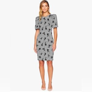 Calvin Klein princess sleeve sheath dress